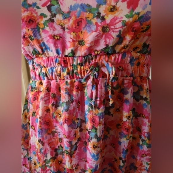 Trixxi Girl kids Girls Size 10/12 floral dress - Picture 4 of 6